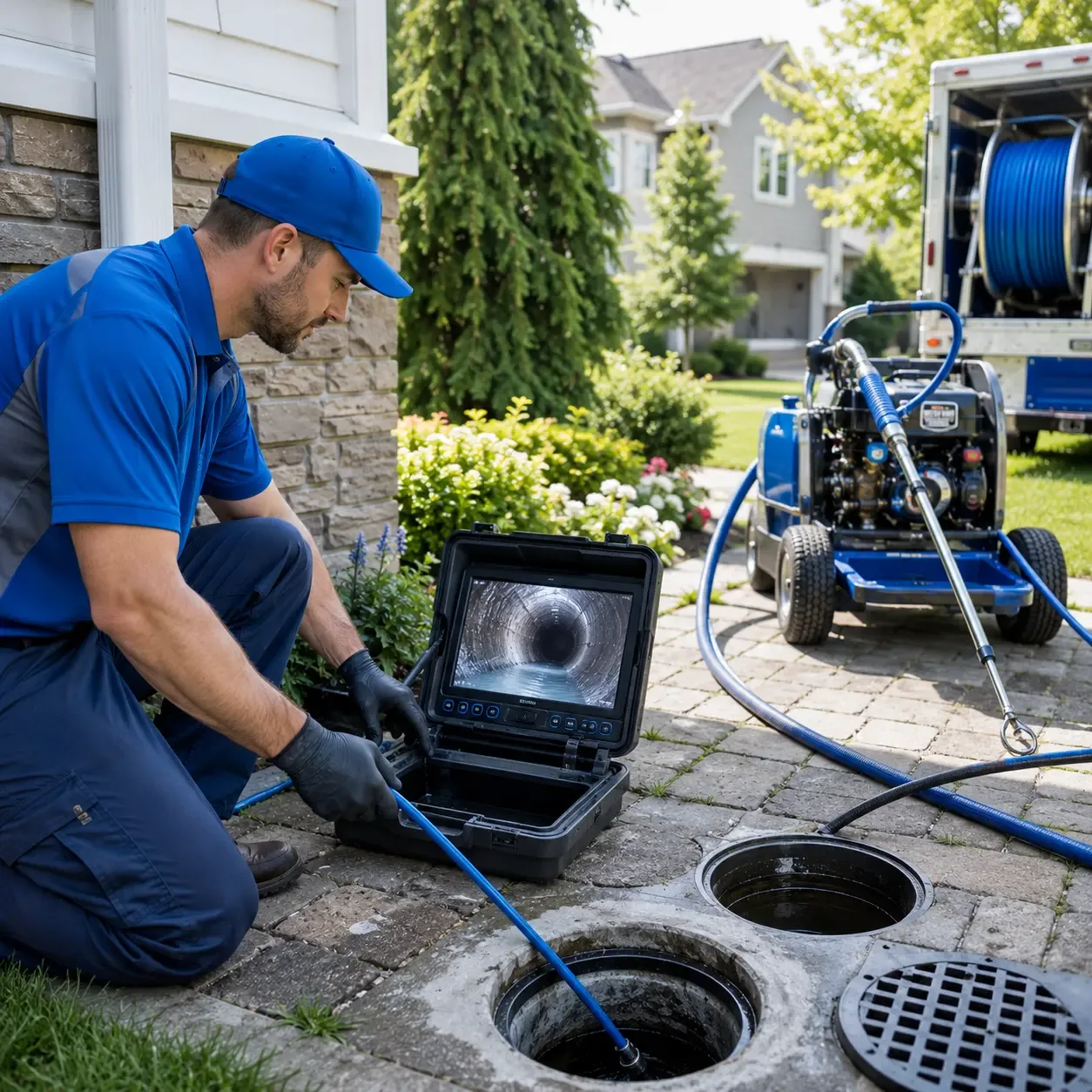Outdoor drain cleaning professionals serving Marion, AR